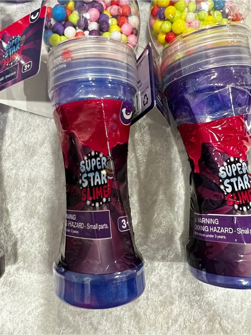 Lot of 6 Super Star Slime Microphone Toy Party Favor Kids Age 3+